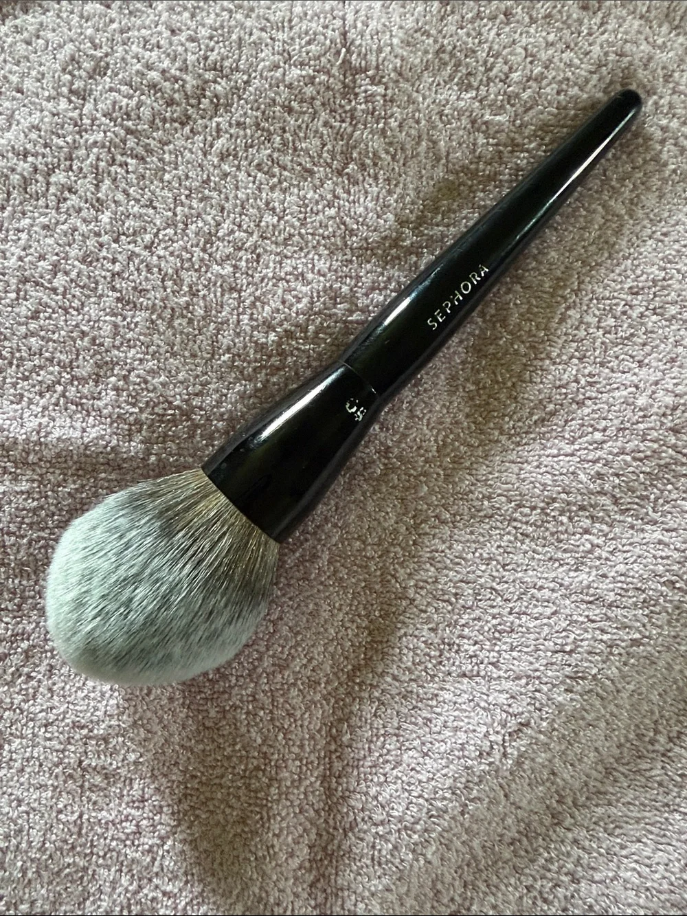 Sephora Powder Brush - Black Handle with Gray Bristles